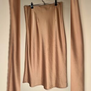 Rachel Zoe Tan Midi Skirt
